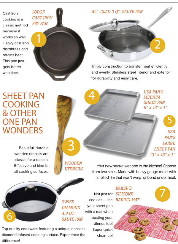 One Pan Oven Cooking