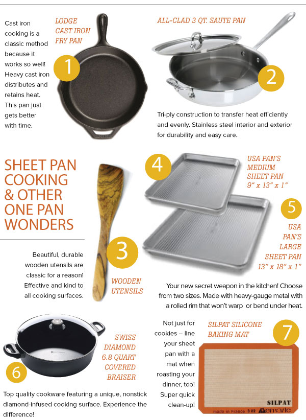 One Pan Oven Cooking