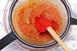 Straining Tomatoes