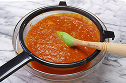 Straining Tomato Sauce