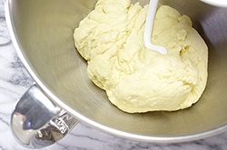 Kneading Dough in Mixer