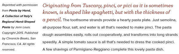 Pinci with Tomato Sauce