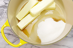 Butter and Sugar in Pot