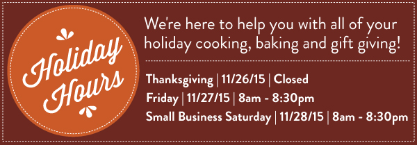 Holiday Hours