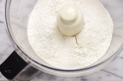 Dry Ingredients in Food Processor
