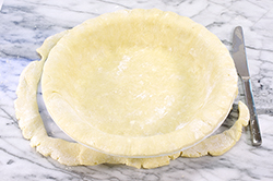 Trimmed Pie Crust