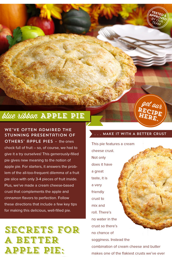 Blue Ribbon Apple Pie