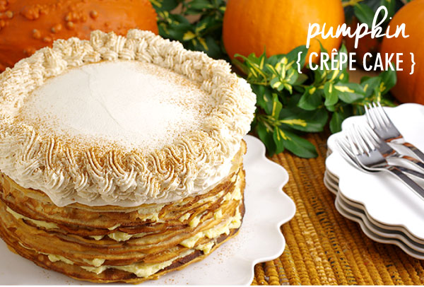 Pumpkin Crepe Cake