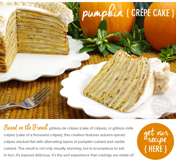 Pumpkin Crepe Cake