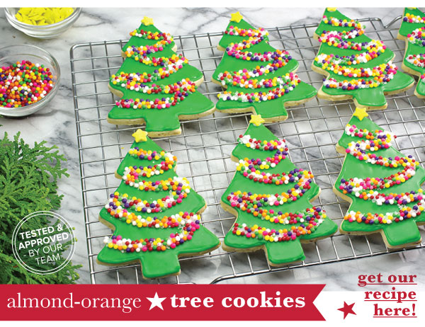 RECIPE: Almond-Orange Tree Cookies