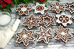 Chocolate Snowflakes