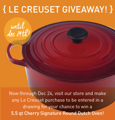 Le Creuset Giveaway