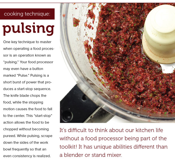 Cooking Technqque: Pulsing