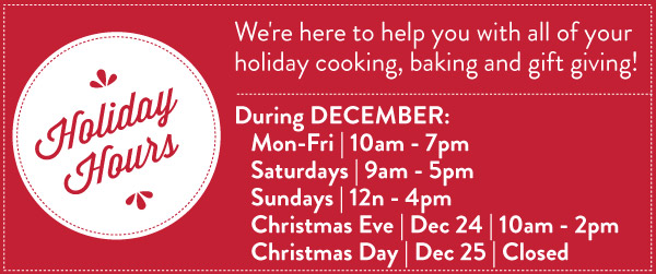 Holiday Hours