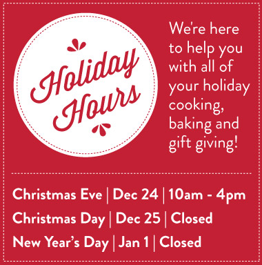 Holiday Hours