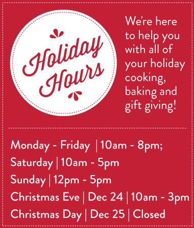 Holiday Hours