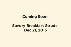 Breakfast Strudel