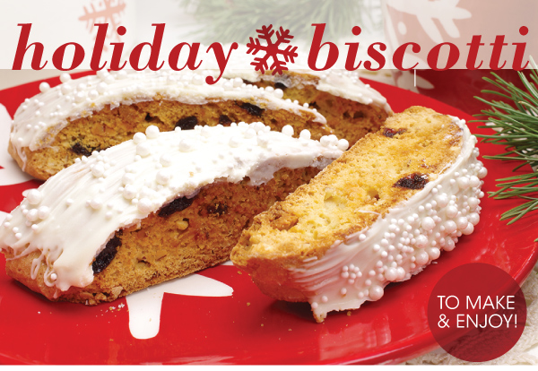 Cherry-Almond Holiday Biscotti