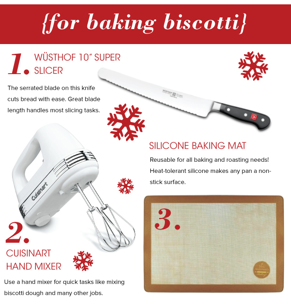 For Making Biscotti