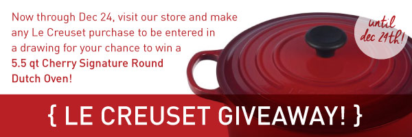 Le Creuset Giveaway