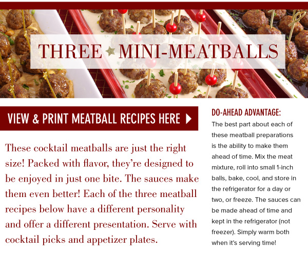 PRINT: Three Mini-Meatballs