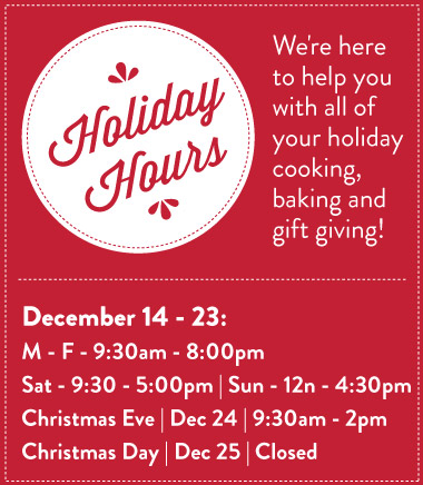 Holiday Hours