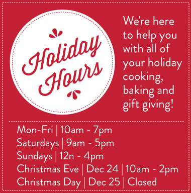 Holiday Hours