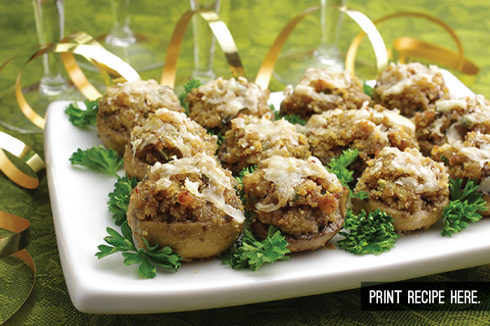 Classic Sausage-Stuffed Mushrooms