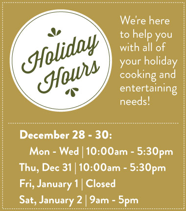 Holiday Hours