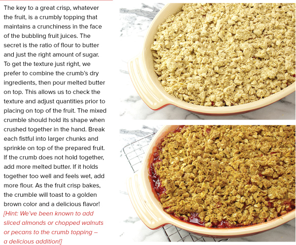 Cooking Technique: Making Great Fruit Crisps
