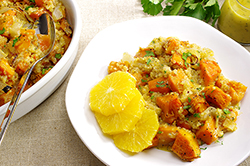 Citrus with Butternut, Quinoa, and Honey-Mustard Dressing