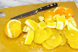 Prepping Oranges