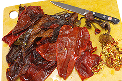 Stemming and Seeding Peppers