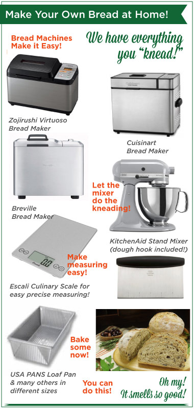 Everything  you need for Making Bread