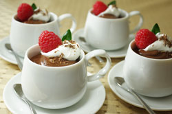 Chocolate Pots de Crème, Theo-Style