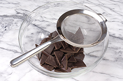 Chocolate and Strainer