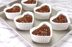 Creme in Heart Ramekins