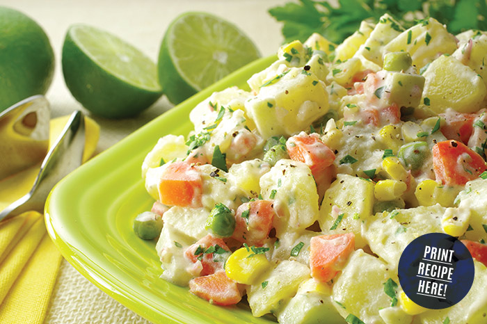 Salada de Batatas - a Brazilian-style Potato Salad