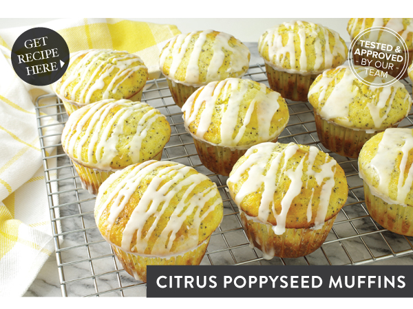 RECIPE: Citrus Poppyseed Muffins