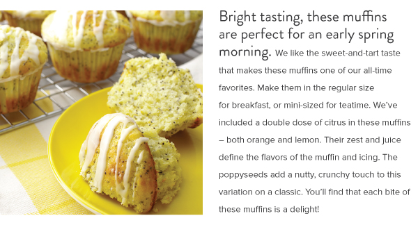 RECIPE: Citrus Poppyseed Muffins