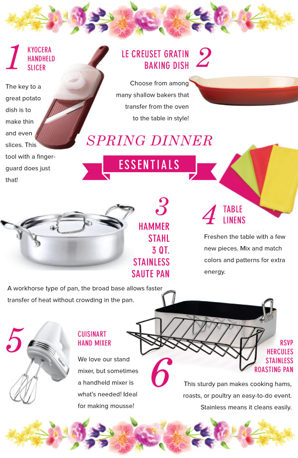 Spring Dinner Essentials