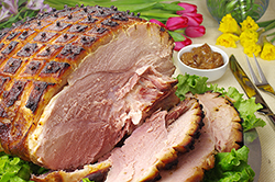 Smoked Ham with a Cherry-Dijon Glaze