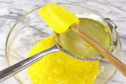 Straining Lemon Base