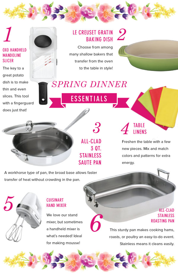 Spring Dinner Essentials