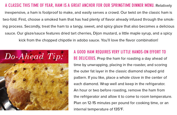RECIPE: Smoked Ham with a Cherry-Dijon Glaze