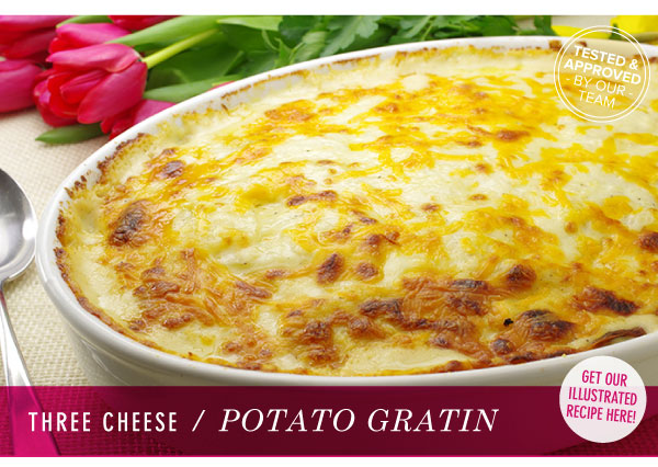 RECIPE: Three Cheese Potato Gratin