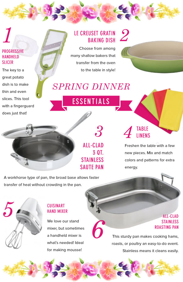 Spring Dinner Essentials