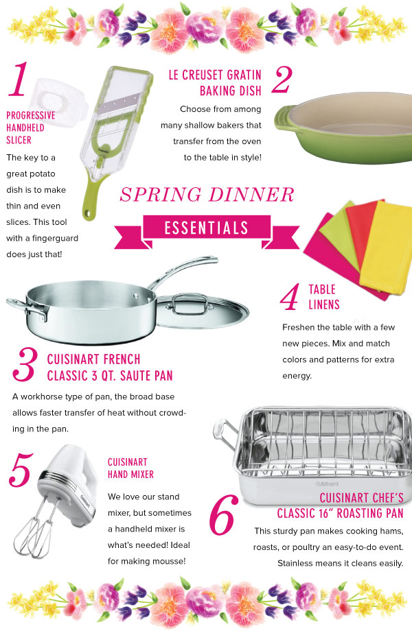 Spring Dinner Essentials