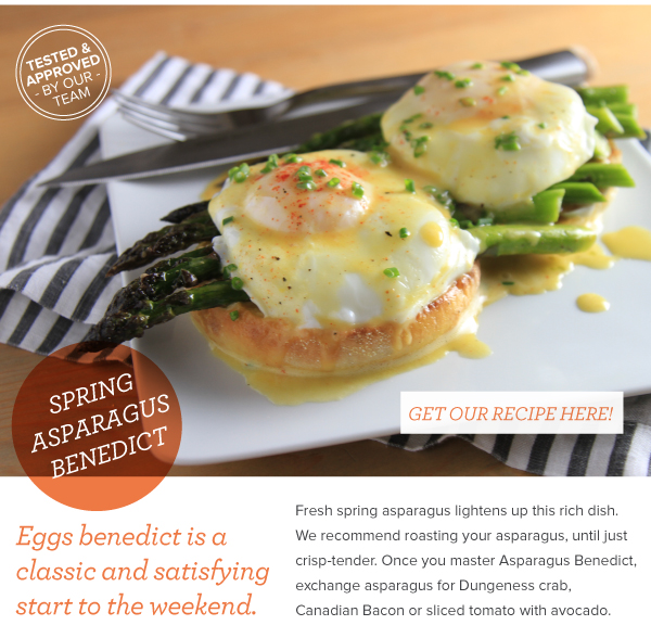 Spring Asparagus Benedict