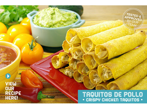 RECIPE: Taquitos de Pollo